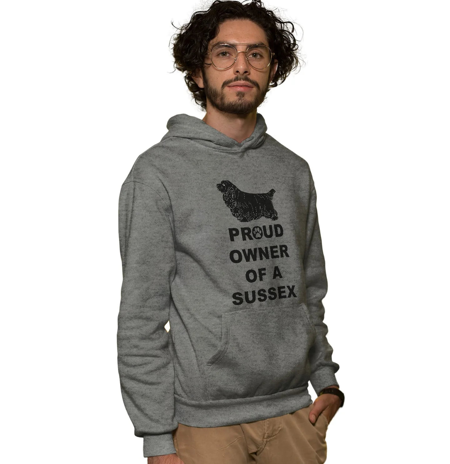 Sussex Spaniel Proud Owner - Adult Unisex Hoodie Sweatshirt