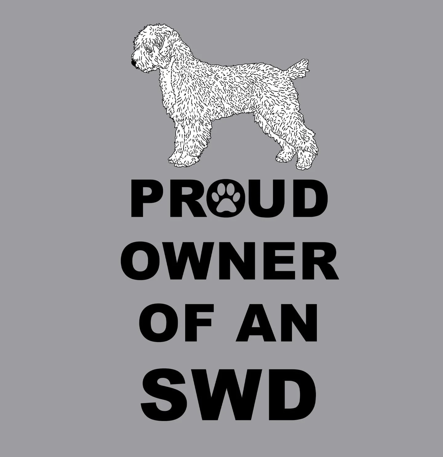 Spanish Water Dog Proud Owner - Adult Unisex Crewneck Sweatshirt - Image 2