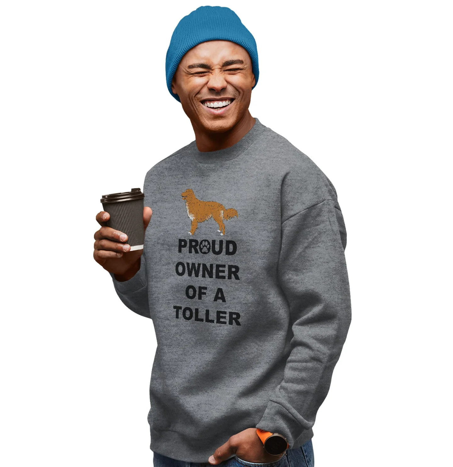 Nova Scotia Duck Tolling Retriever Proud Owner - Adult Unisex Crewneck Sweatshirt