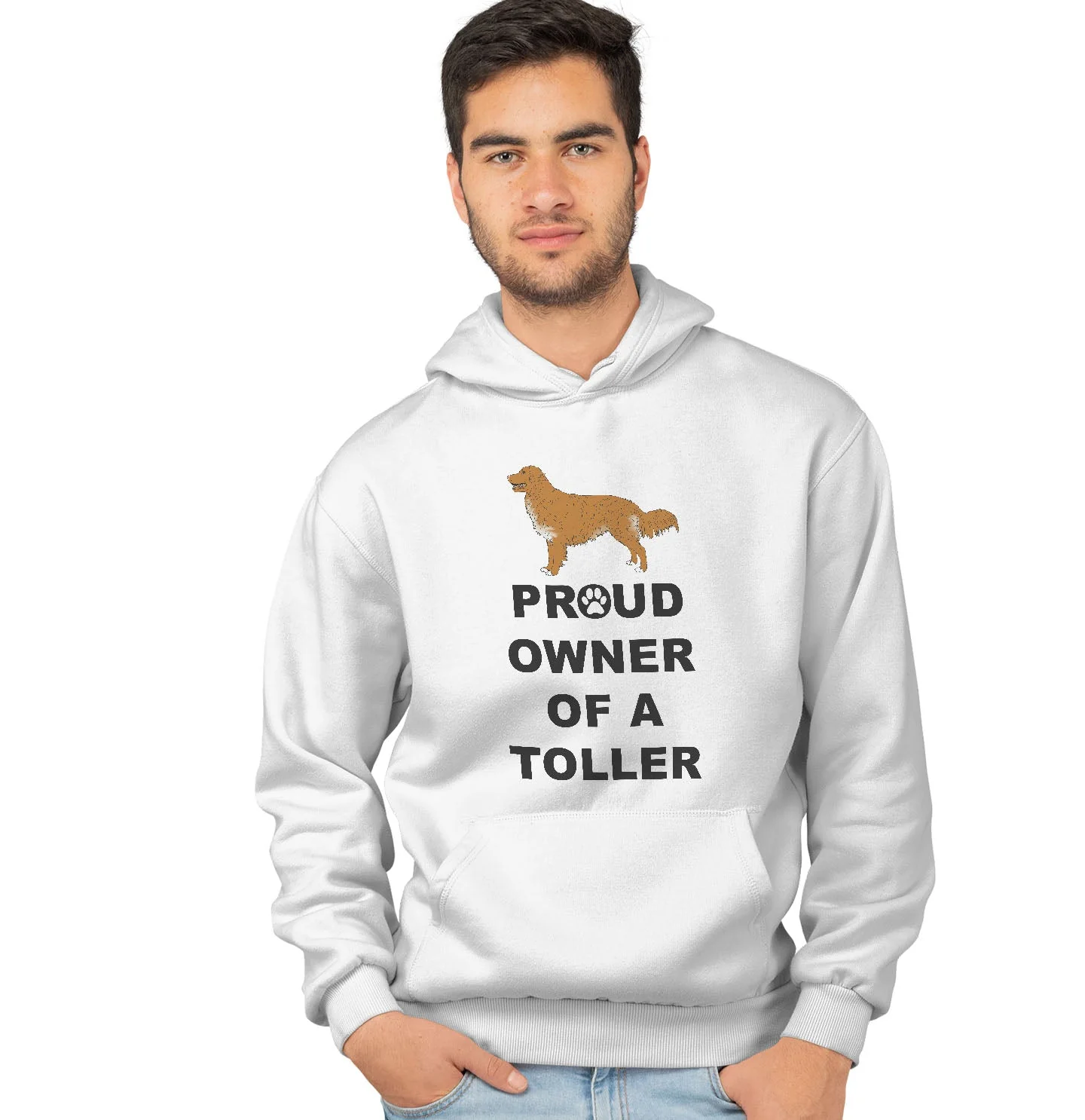 Nova Scotia Duck Tolling Retriever Proud Owner - Adult Unisex Hoodie Sweatshirt - Image 3