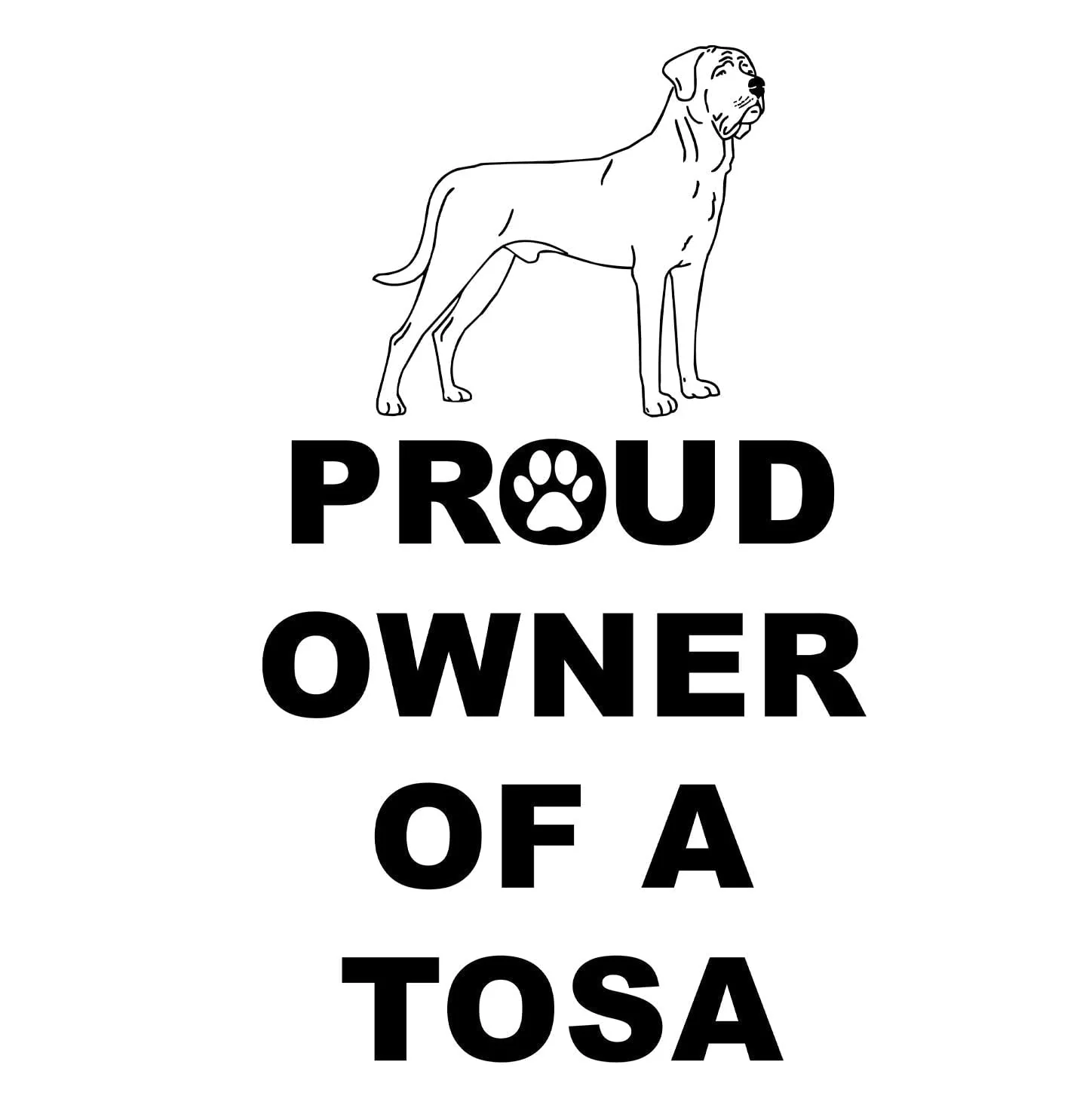 Tosa Proud Owner - Adult Unisex T-Shirt - Image 2