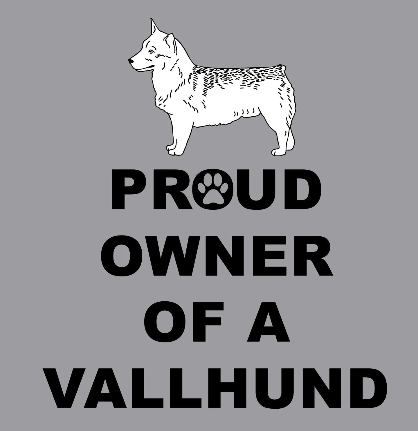Swedish Vallhund Proud Owner - Adult Unisex T-Shirt - Image 2
