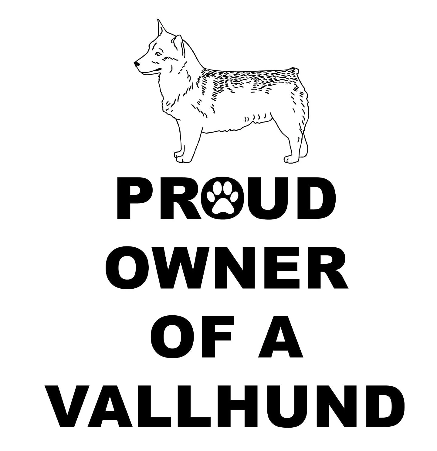 Swedish Vallhund Proud Owner - Women's V-Neck T-Shirt - Image 2