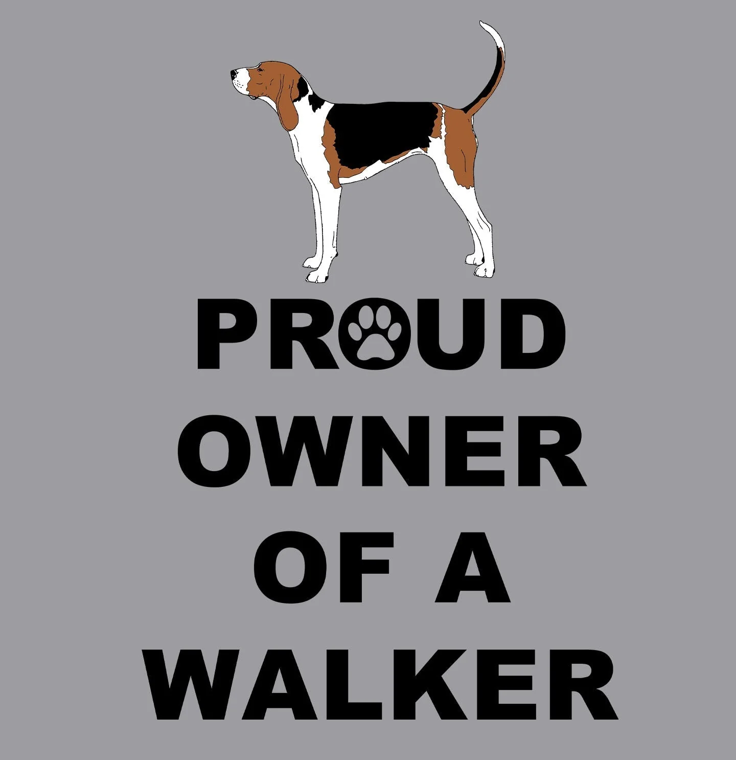 Treeing Walker Coonhound Proud Owner - Adult Unisex Crewneck Sweatshirt - Image 2