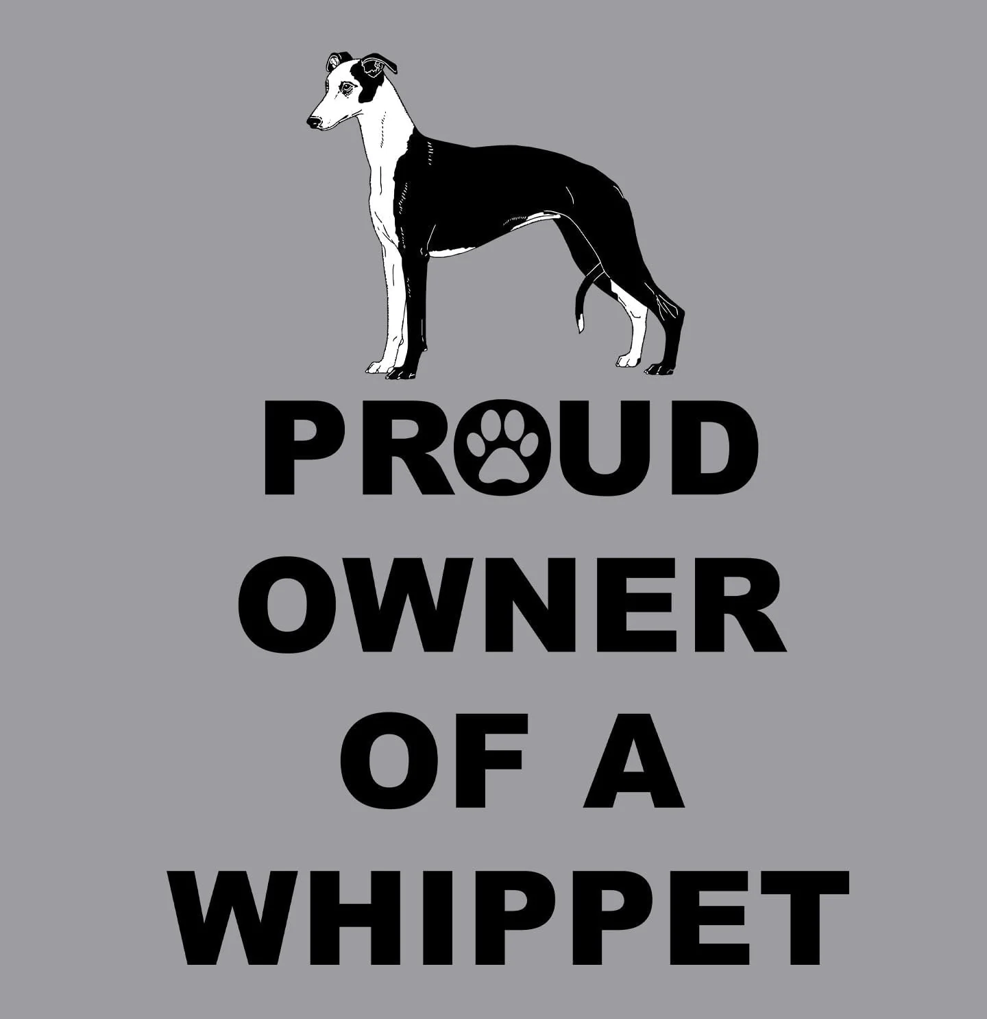 Whippet Proud Owner - Adult Unisex Crewneck Sweatshirt - Image 2