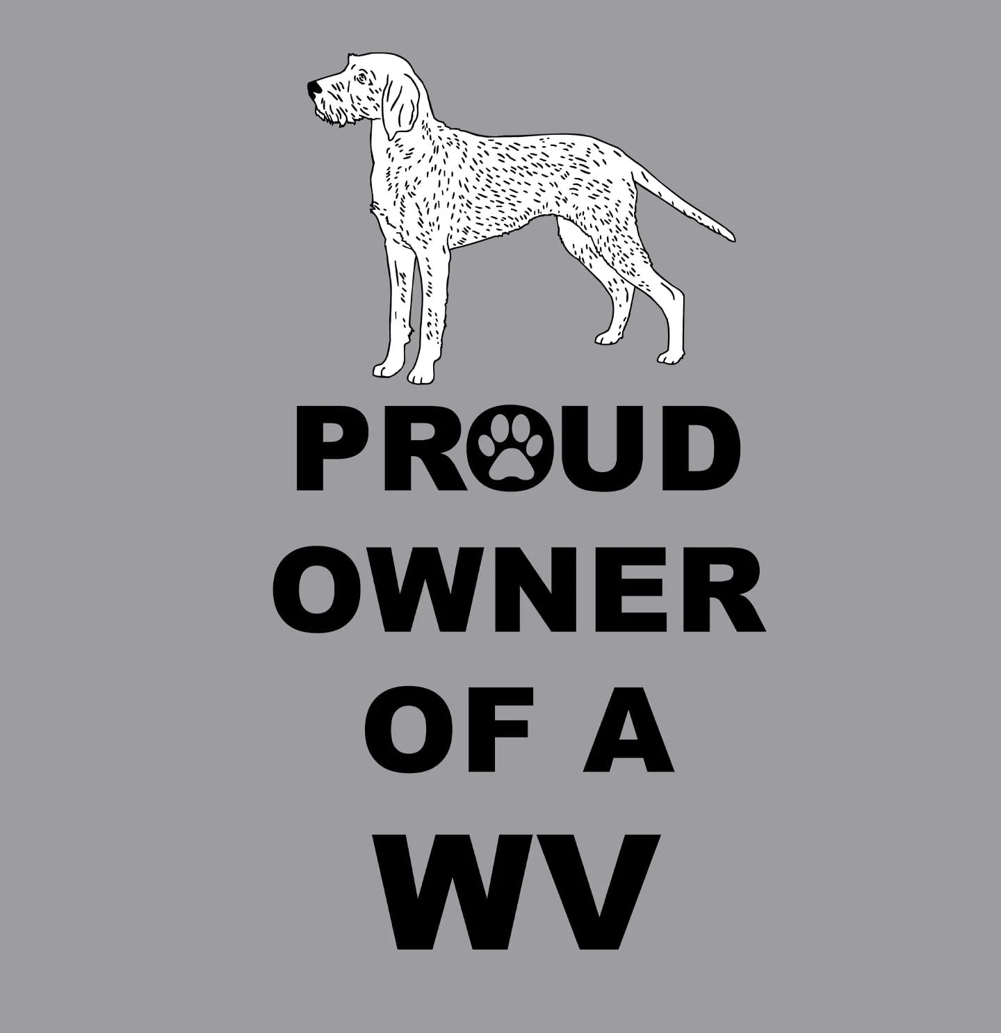 Wirehaired Vizsla Proud Owner - Adult Unisex Crewneck Sweatshirt - Image 2