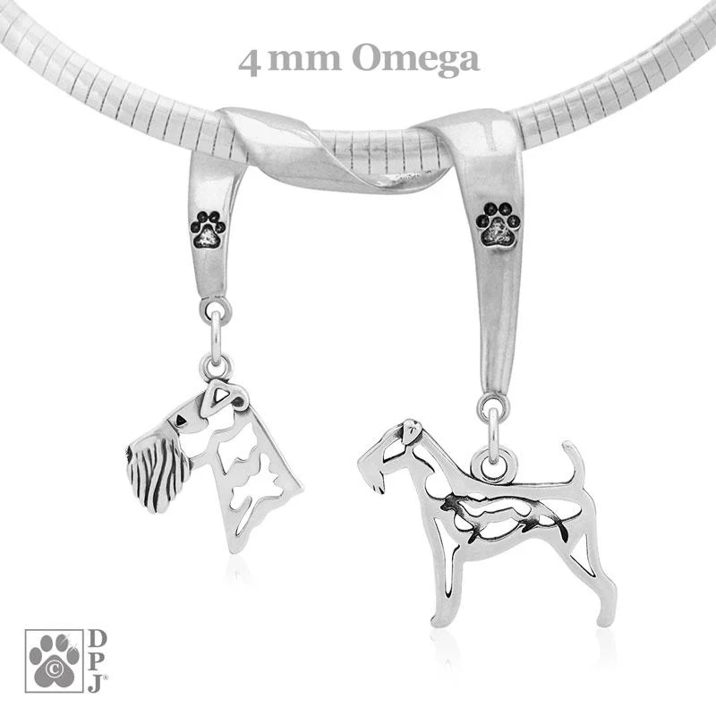 Airedale Terrier, Charm Holder, Necklace - Image 2