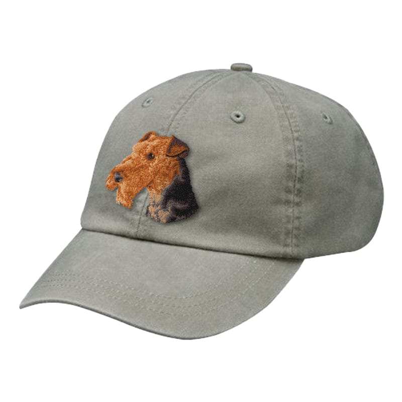 Airedale Terrier Embroidered Baseball Cap - Image 3