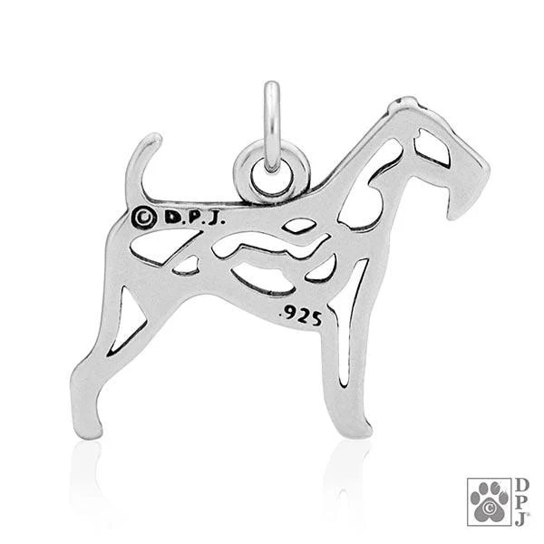 Airedale Terrier w/Otter, Body, Pendant - Image 2