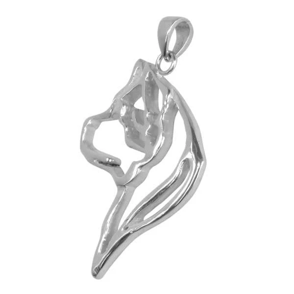 Akita Sterling Silver Cut Out Pendants - Image 3