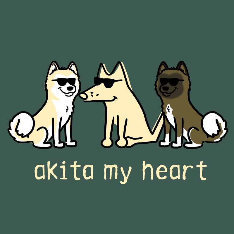 Akita My Heart - Classic Tee - Image 4
