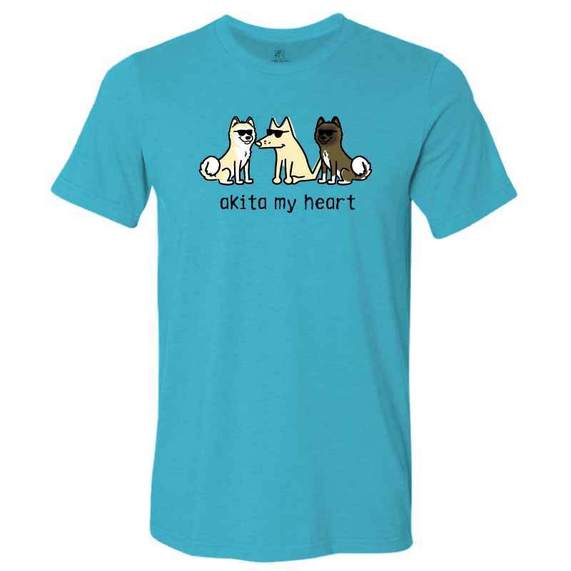 Akita My Heart - Lightweight Tee - Image 3
