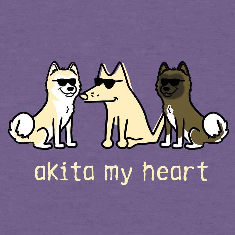 Akita My Heart - Lightweight Tee - Image 4