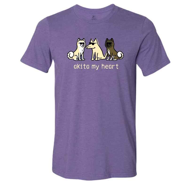 Akita My Heart - Lightweight Tee - Image 5