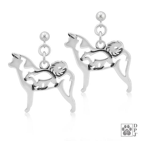 Akita w/Bear, Body, Earring - Image 2