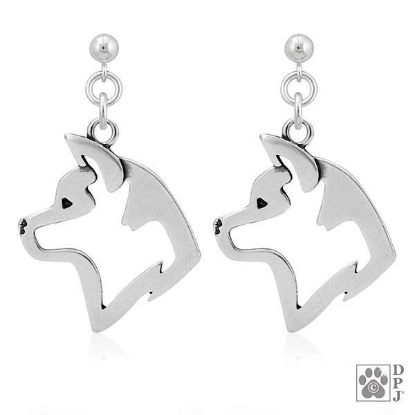 Akita, Head, Earrings - Image 2