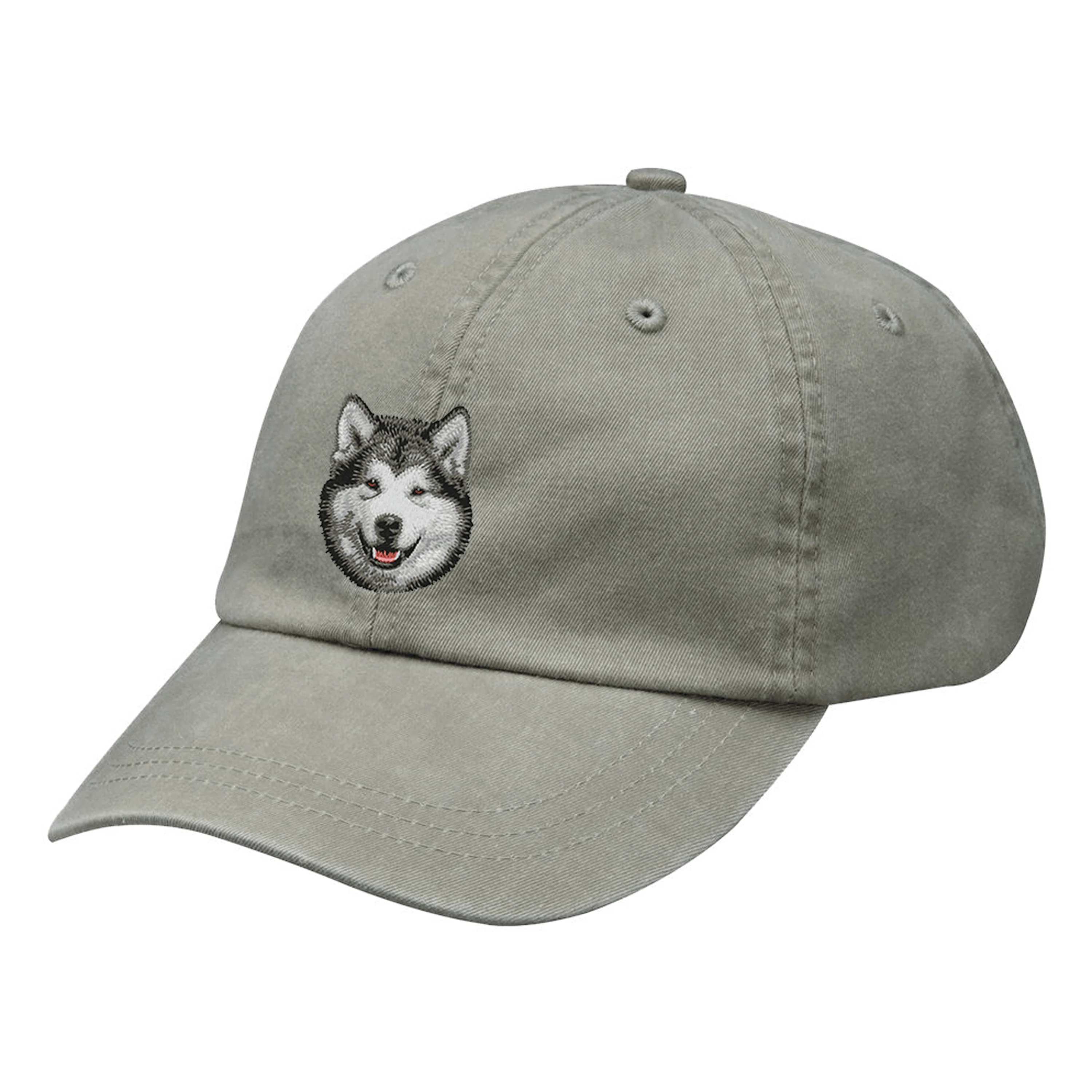 Alaskan Malamute Embroidered Baseball Cap - Image 7
