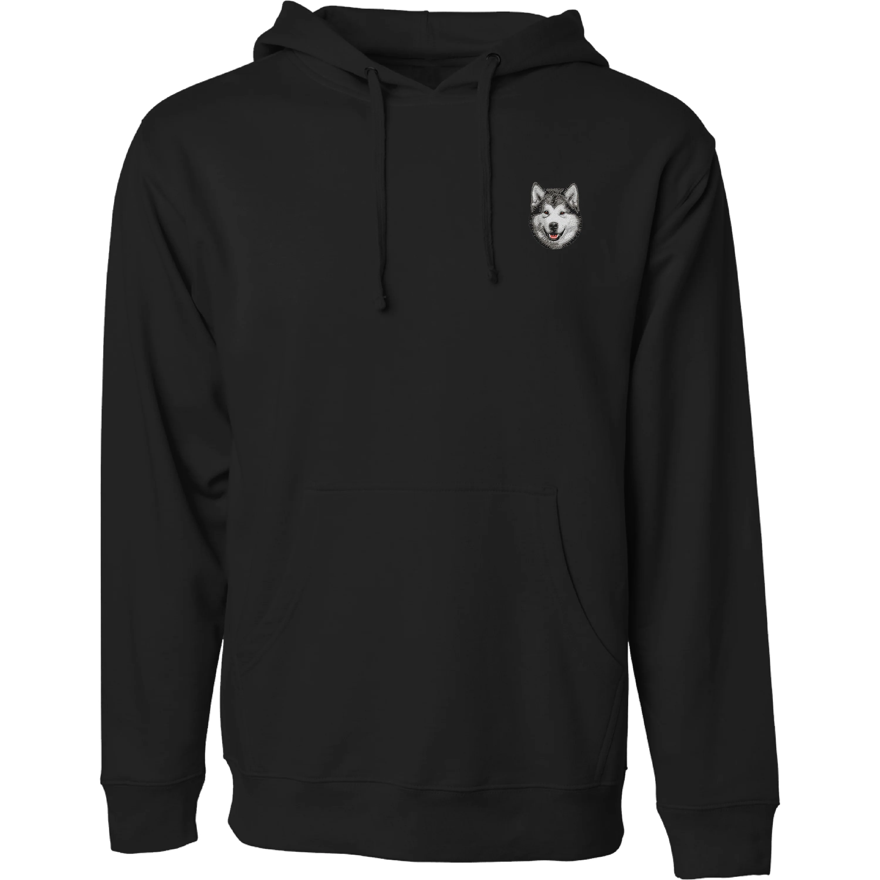 Alaskan Malamute Embroidered Sweatshirt Hoodie