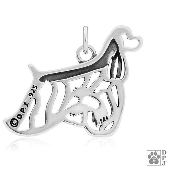 Cocker Spaniel w/Pheasant, Pendant - Image 2