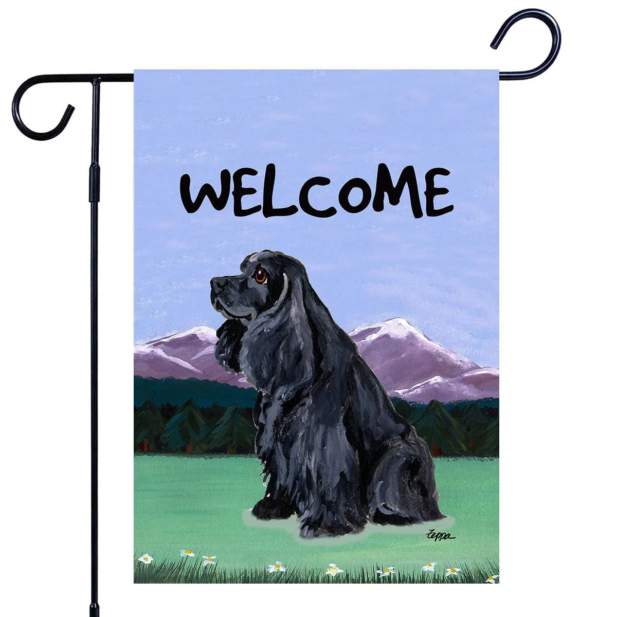 Cocker Spaniel Garden Flag - Image 2