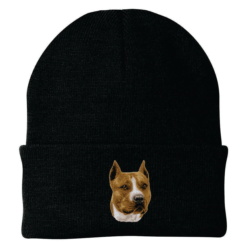 American Staffordshire Terrier Embroidered Beanie - Image 4