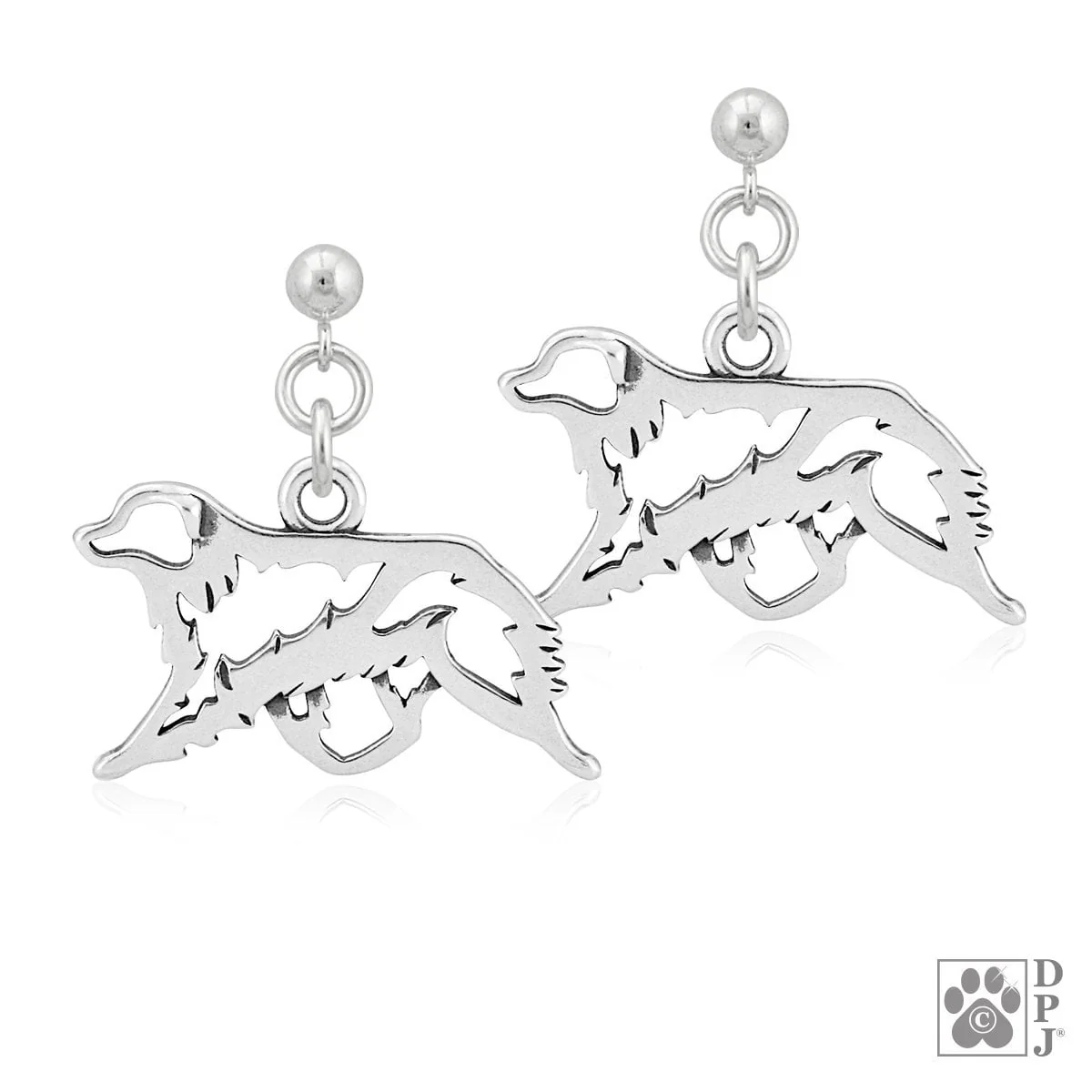 Australian Shepherd, Gaiting Body, Earring - Image 2