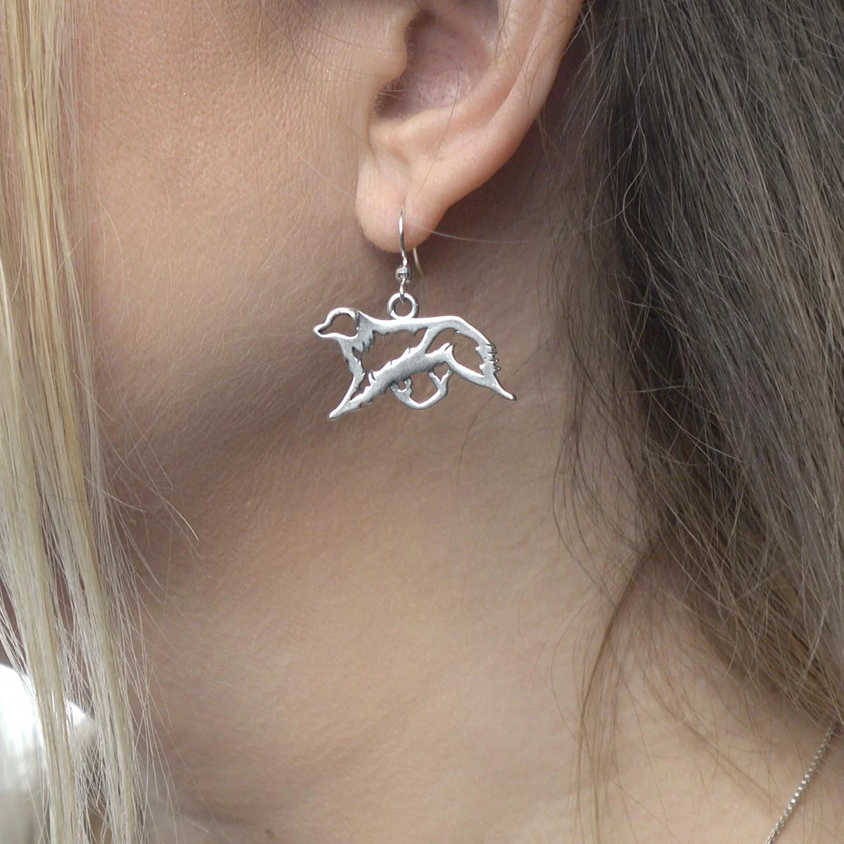 Australian Shepherd, Gaiting Body, Earring - Image 3