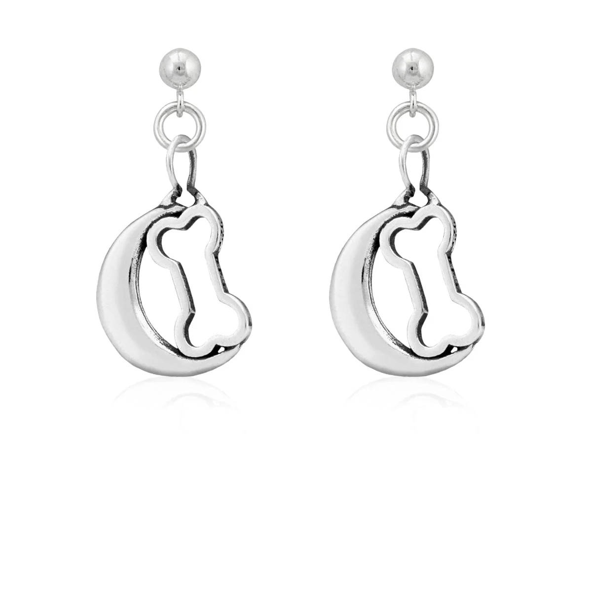 Bark At The Moon Earrings- Shiny - Image 2