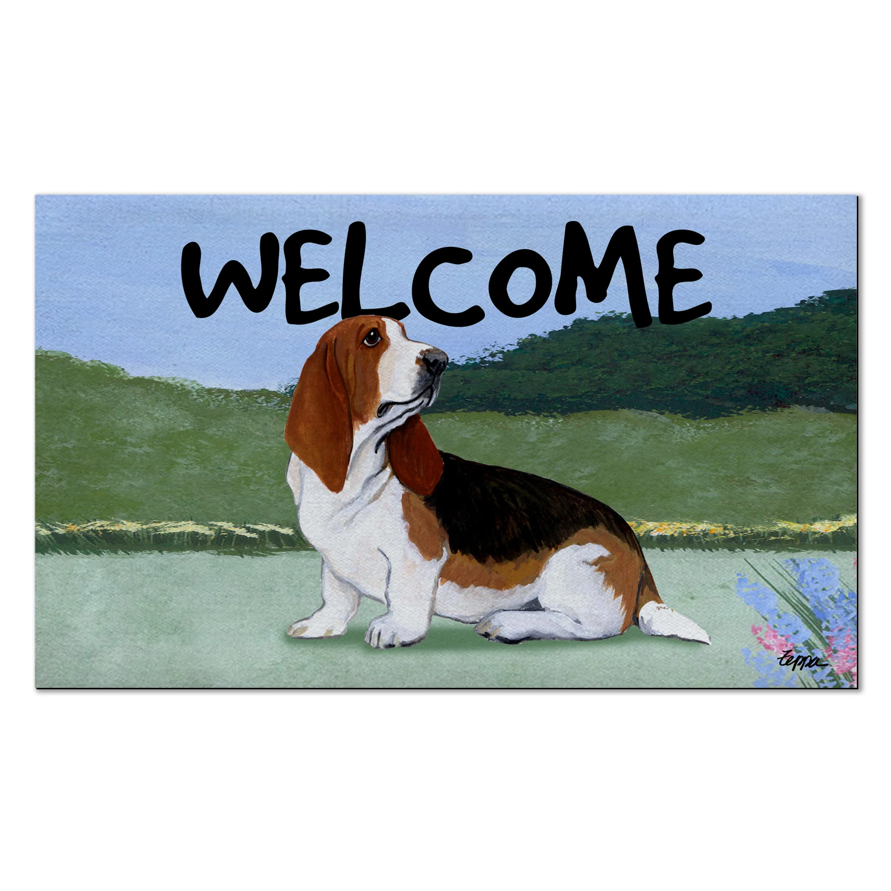 Basset Hound Welcome Mat - Image 2