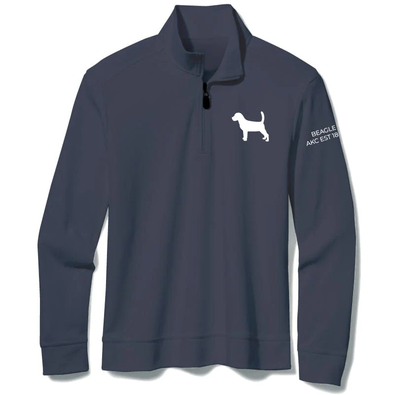 Beagle Embroidered AKC Quarter Zip