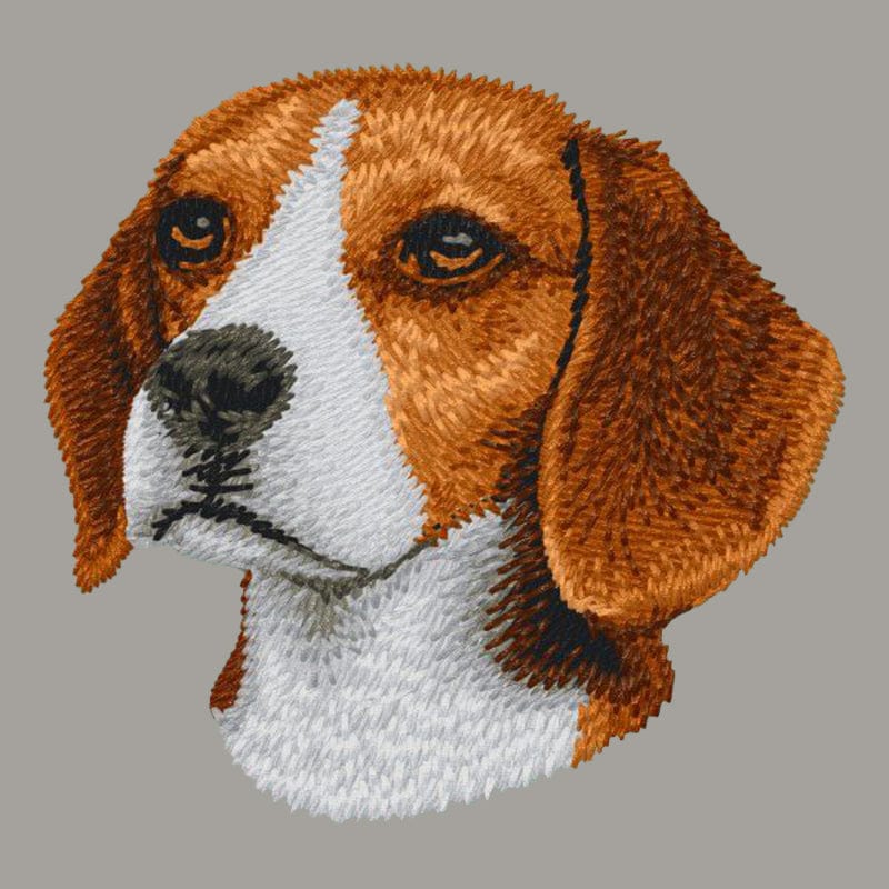 Beagle Embroidered Sweatshirt Hoodie - Image 2