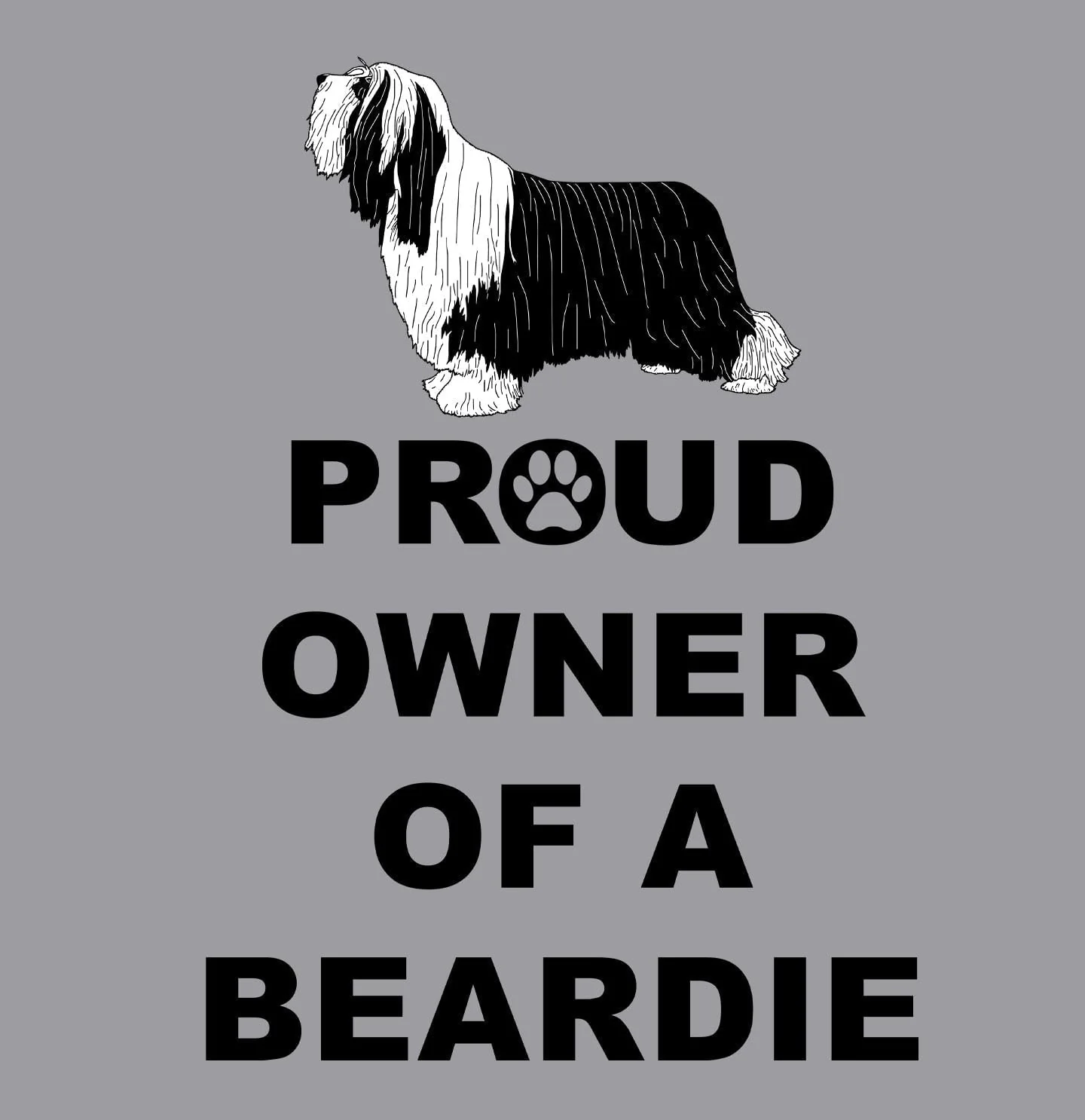 Bearded Collie Proud Owner - Women's V-Neck T-Shirt - Image 2