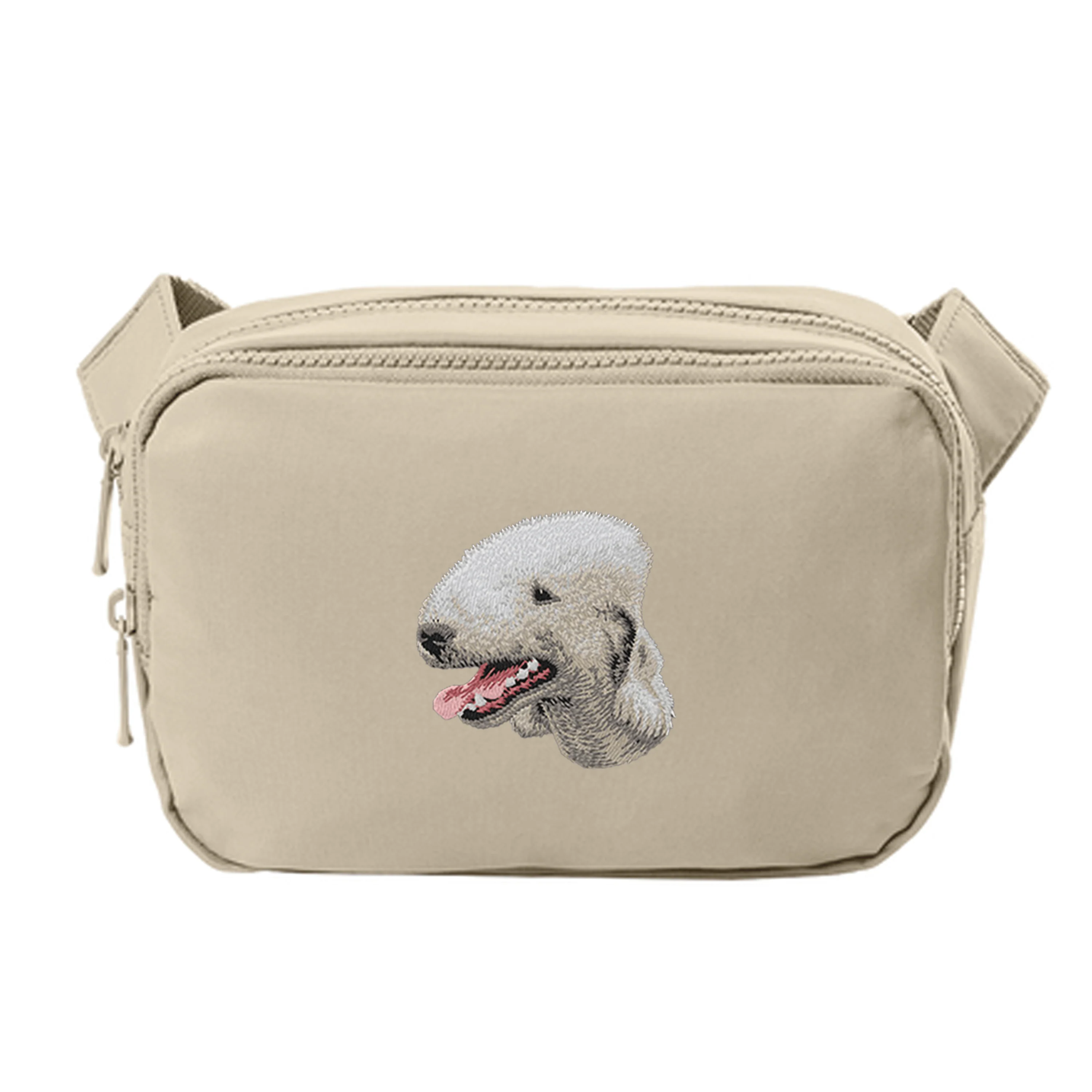 Bedlington Terrier Embroidered Crossbody Bag - Image 3