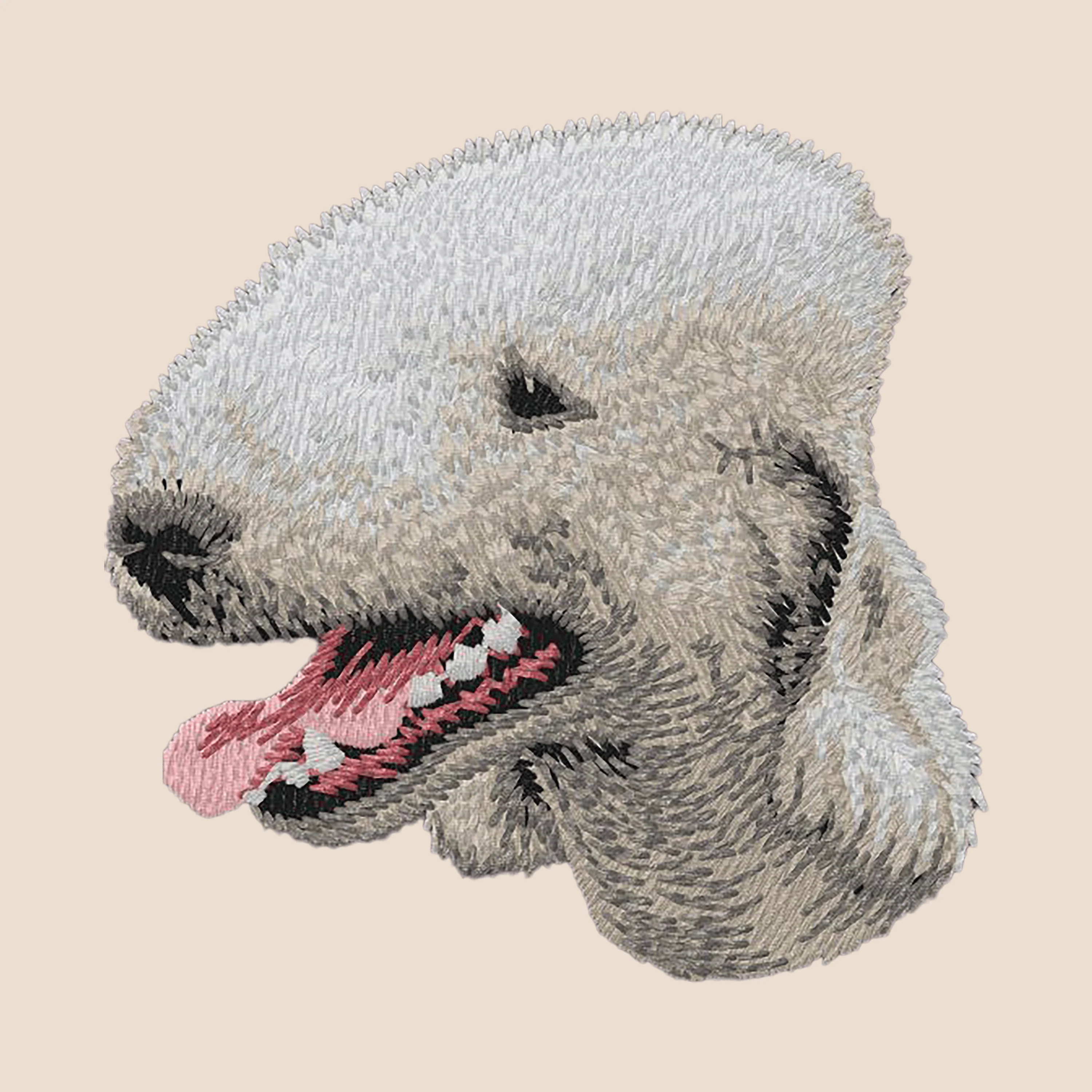 Bedlington Terrier Embroidered Tote - Image 4
