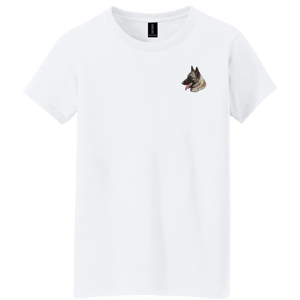 Belgian Malinois Embroidered Women's T-Shirt - Image 2