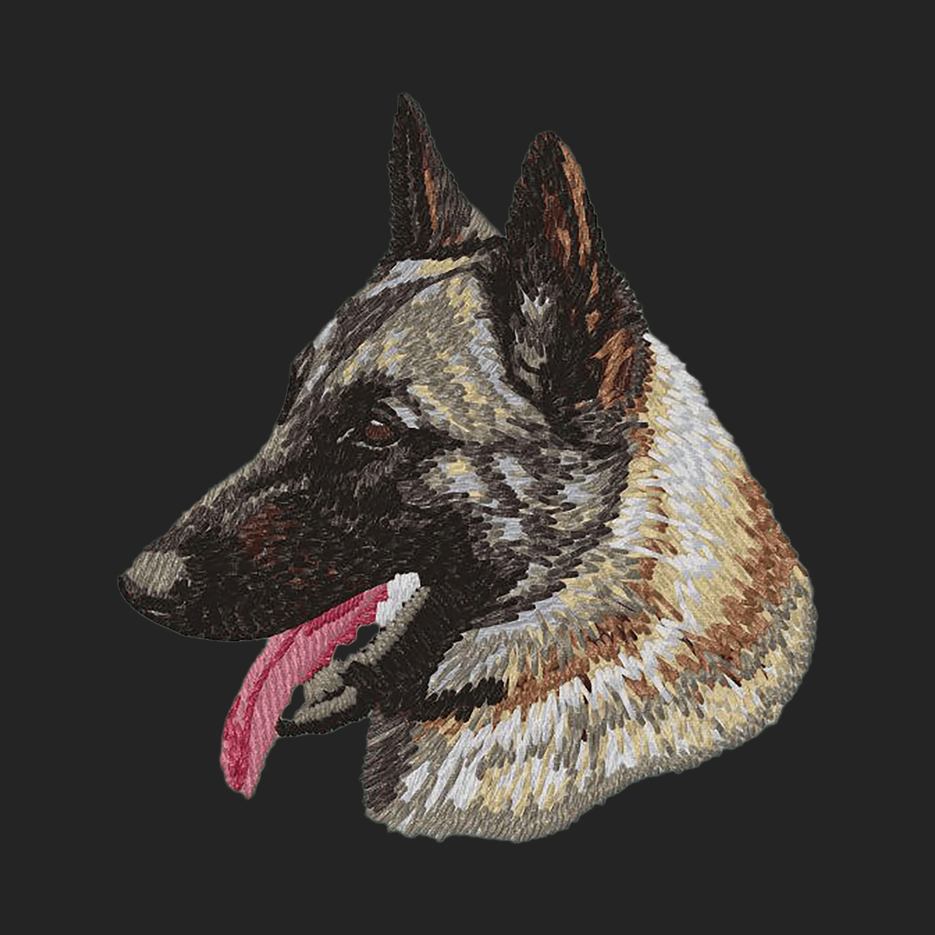 Belgian Malinois Embroidered Sweatshirt Hoodie - Image 2