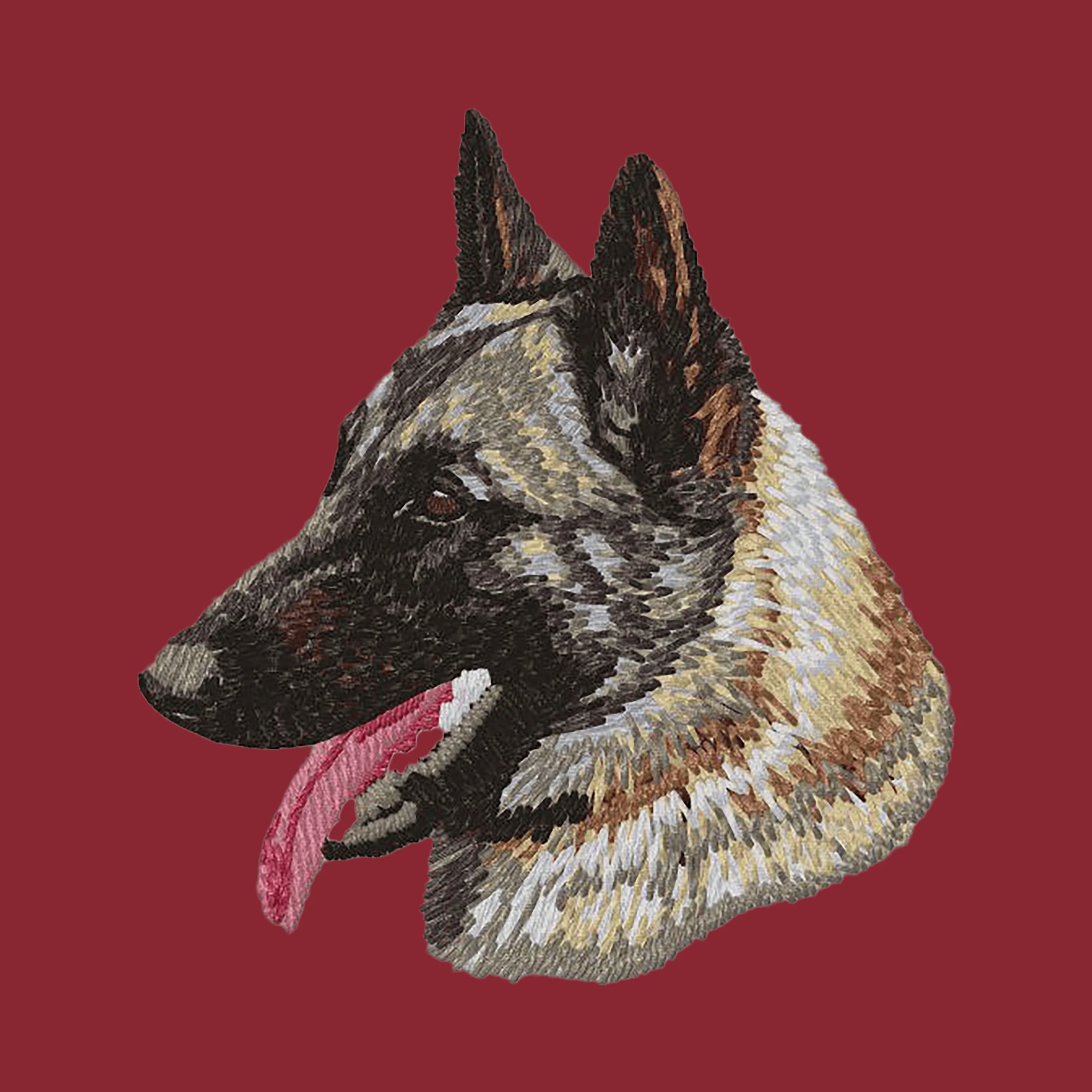 Belgian Malinois Embroidered Wearable Blanket - Image 2