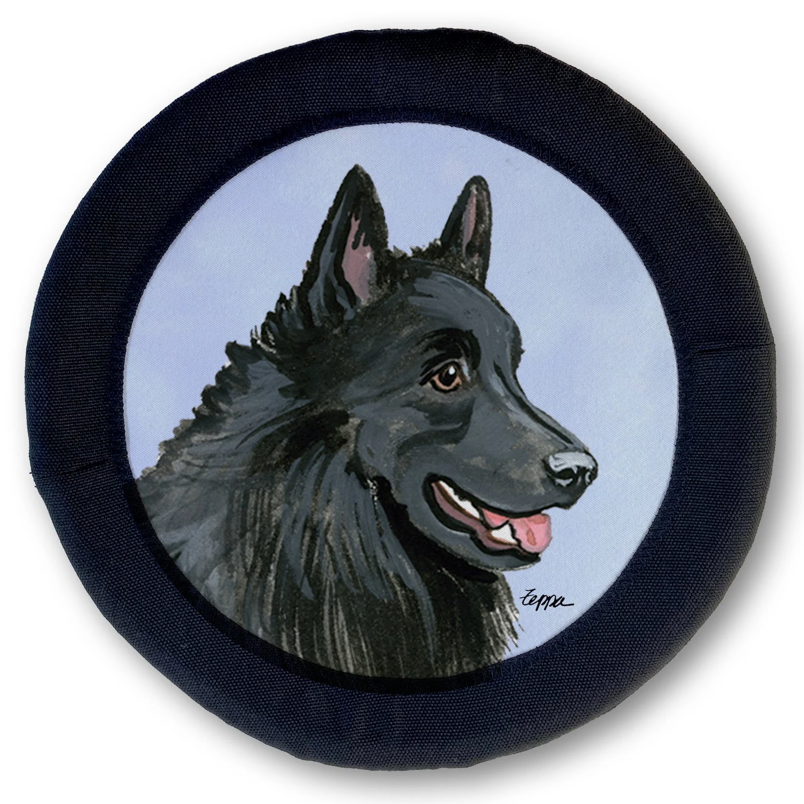 Belgian Shepherd FOTOFRISBY Flying Dog Disc Toy