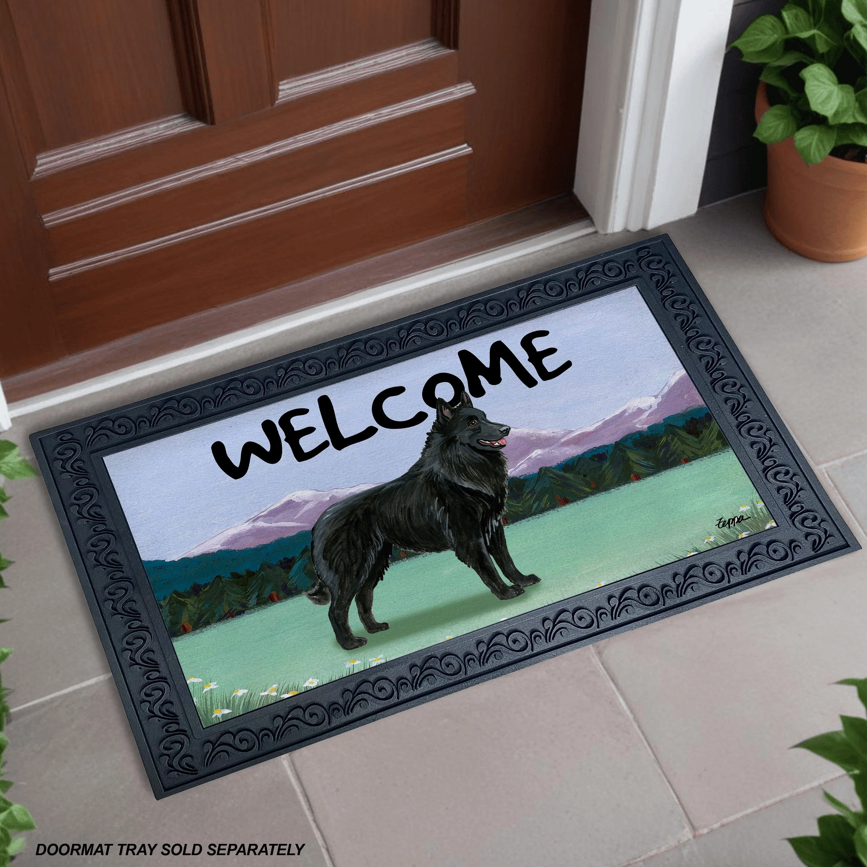 Belgian Shepherd Welcome Mat