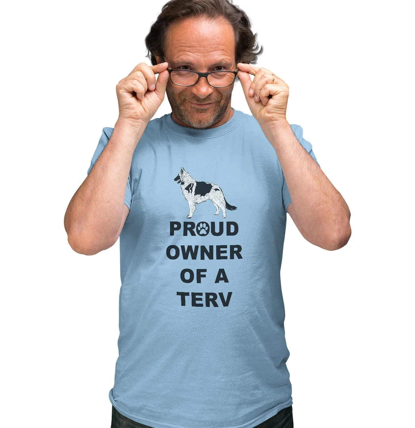 Belgian Tervuren Proud Owner - Adult Unisex T-Shirt - Image 4