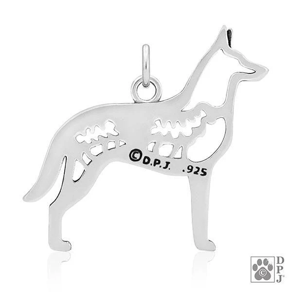 Belgian Malinois w/Sheep, Body, Pendant - Image 2