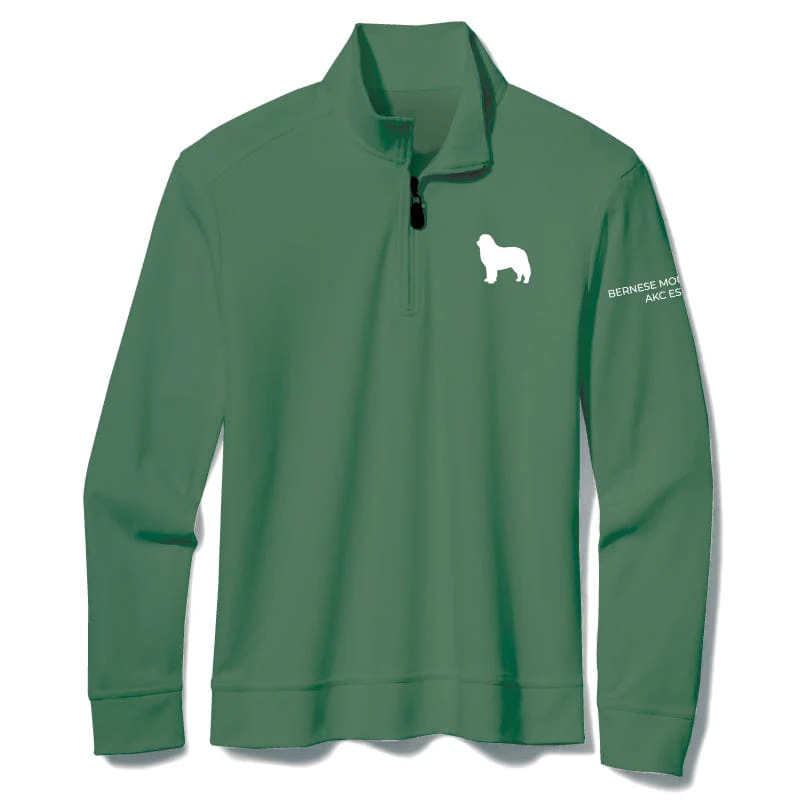 Bernese Mountain Dog Embroidered AKC Quarter Zip - Image 13