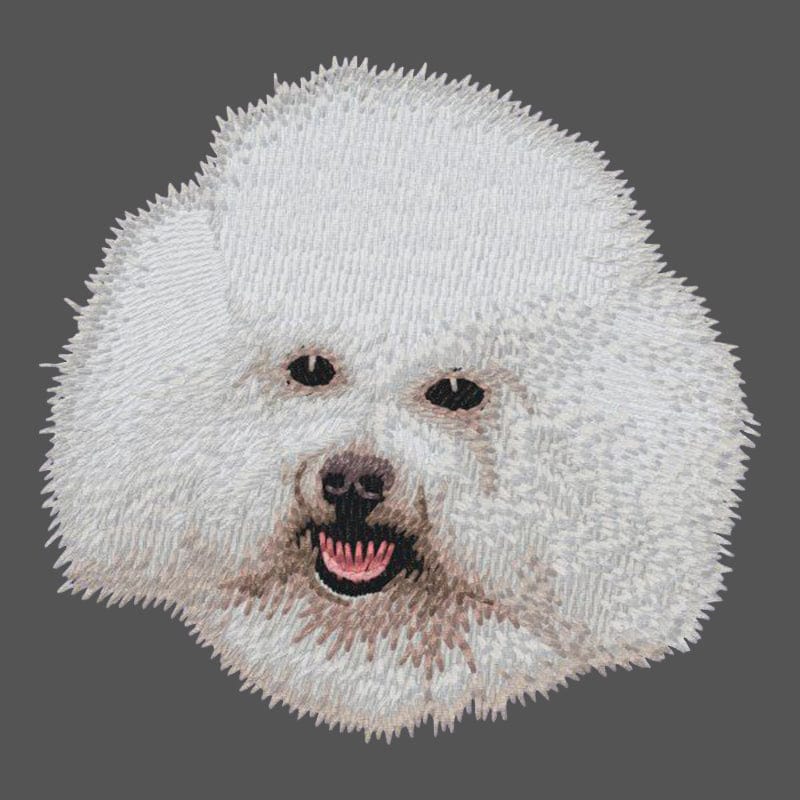 Bichon Frise Embroidered Men's Fleece Jacket - Image 2