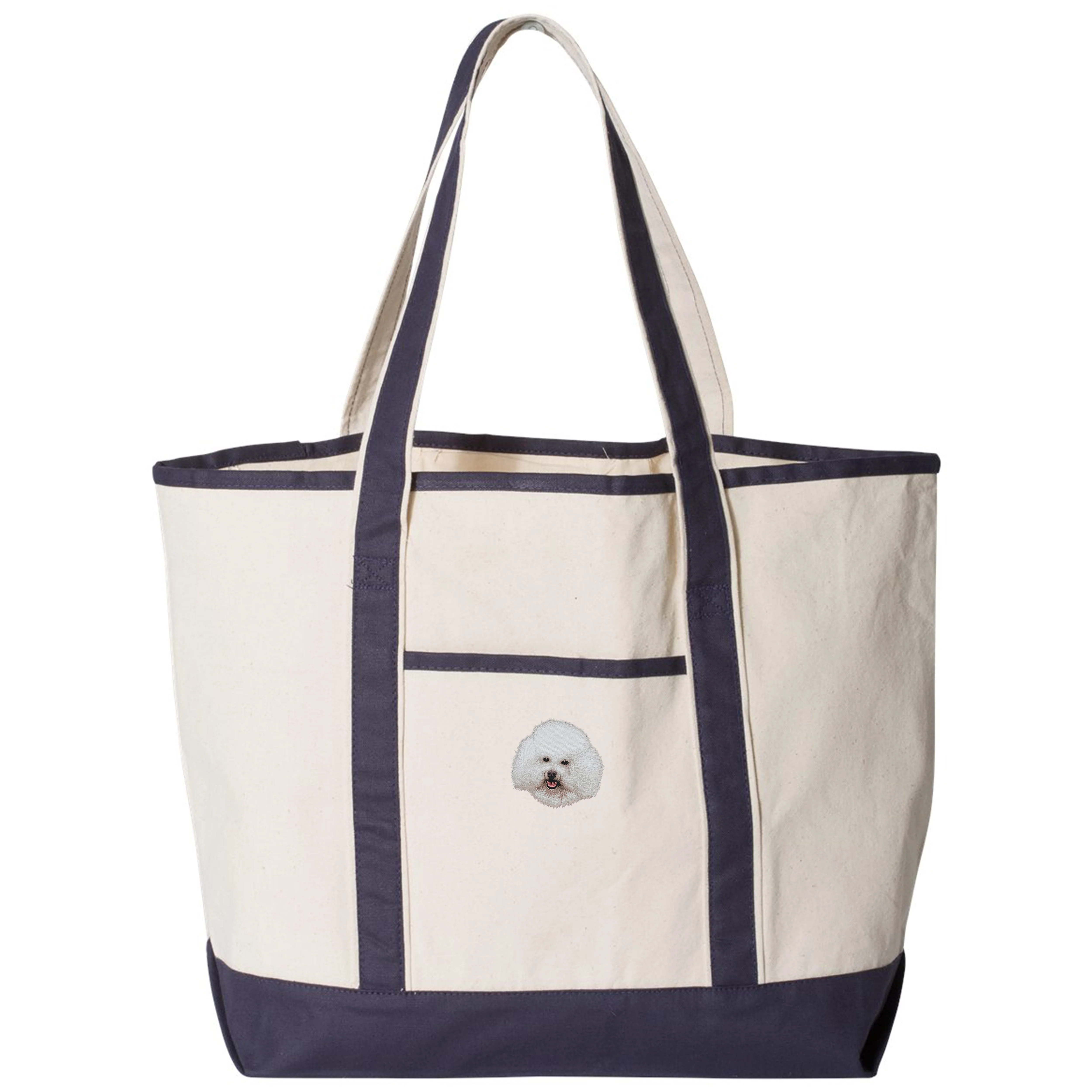 Bichon Frise Embroidered Tote - Image 2