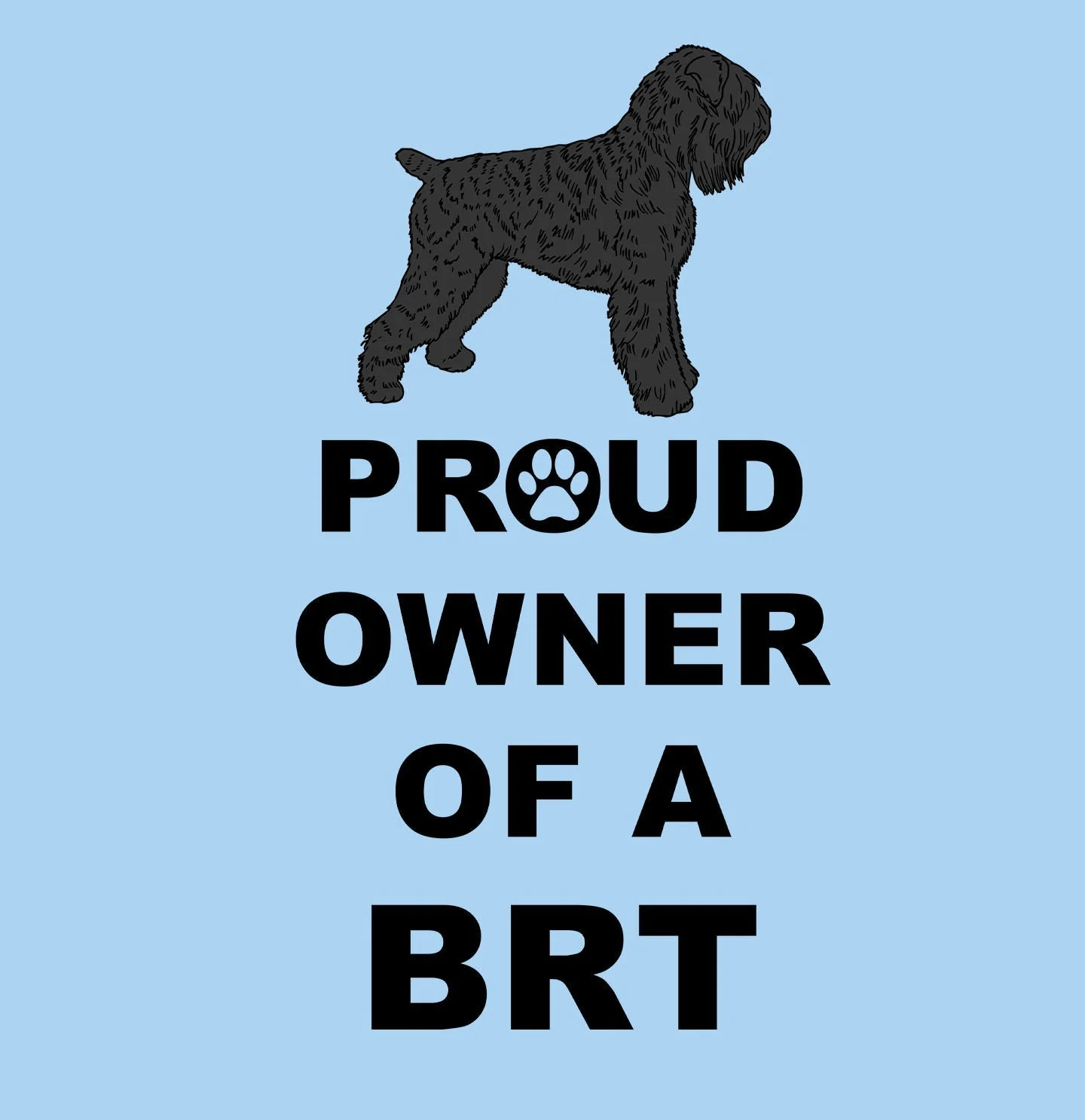 Black Russian Terrier Proud Owner - Adult Unisex T-Shirt - Image 2