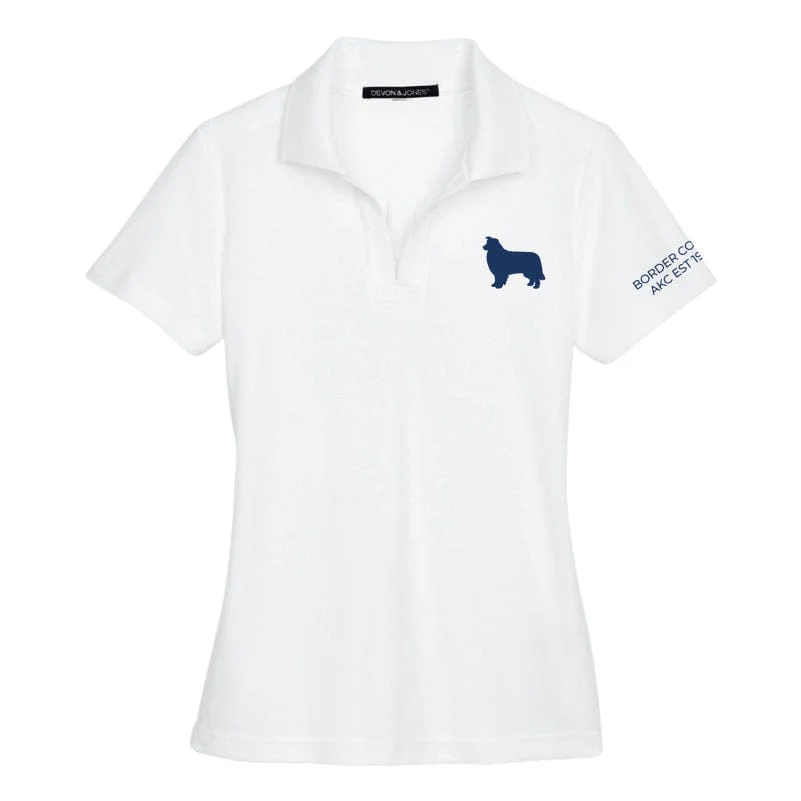 Border Collie Embroidered AKC Women's Polo - Image 9