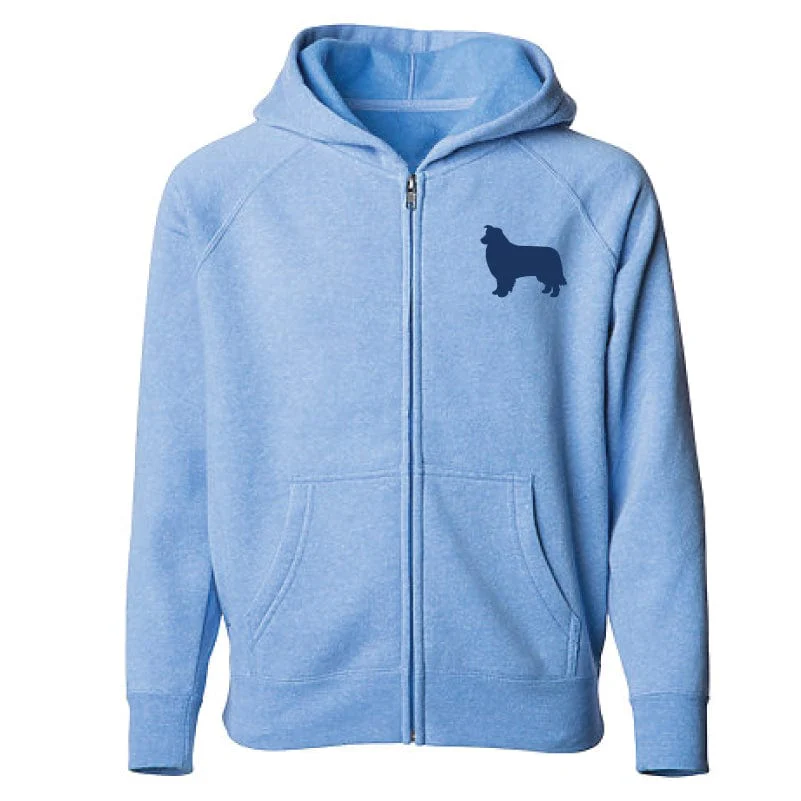 Border Collie Children's Full Zip Sweatshirt
