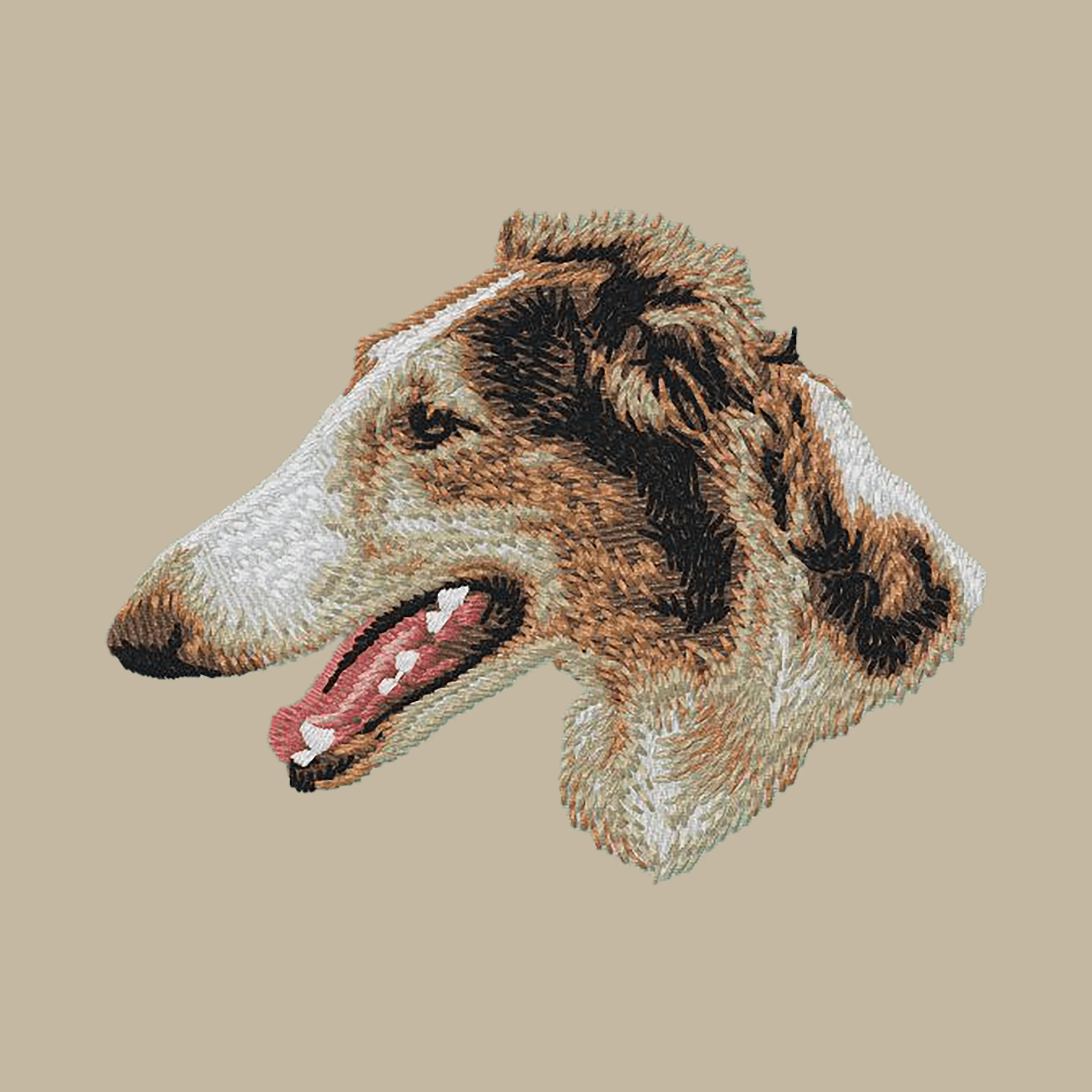 Borzoi Embroidered Crossbody Bag - Image 4