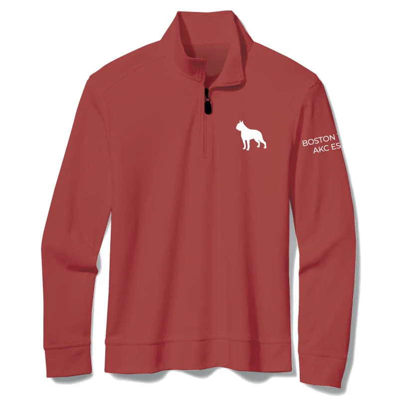 Boston Terrier Embroidered AKC Quarter Zip - Image 10