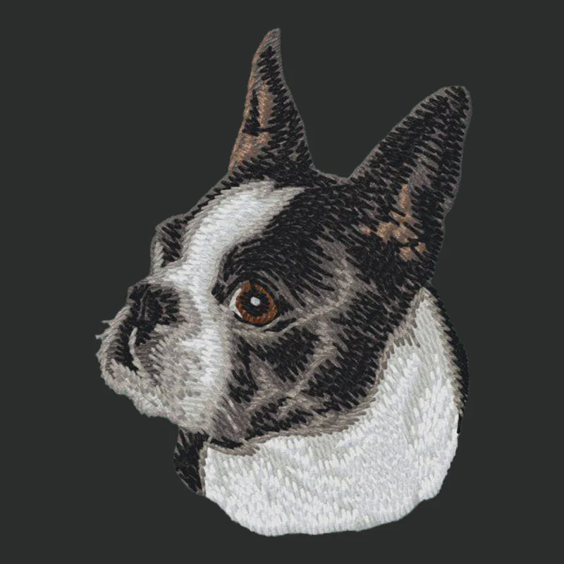 Boston Terrier Embroidered Crossbody Bag - Image 2